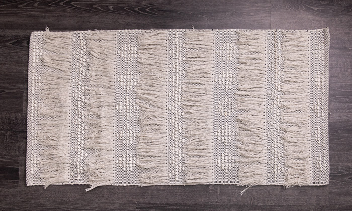 7 שטיח מלבני בוהו 100% כותנה - דגמים ומידות לבחירה