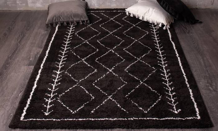 6 שטיח כותנה WE HOME מסדרת קולומביה - גדלים ודגמים לבחירה