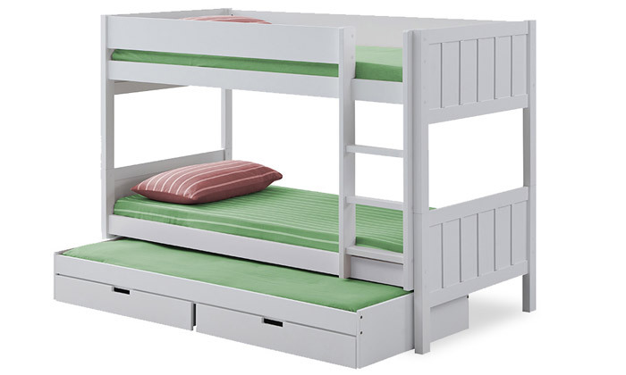 6 שמרת הזורע: מיטת קומותיים דגם אגדה עם אפשרות למיטת חבר - כולל שידת פינוק מתנה