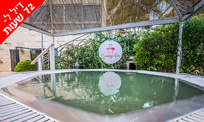 7 לזמן מוגבל: חבילת ספא עם עיסוי בפלמינגו ספא Flamingo Spa, חיפה