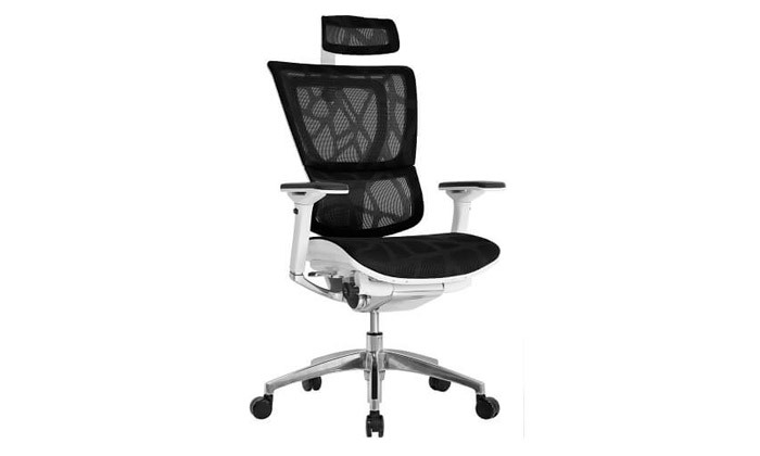 4 כיסא משרדי KEISAR דגם MIRUS Plus עם משענת ראש