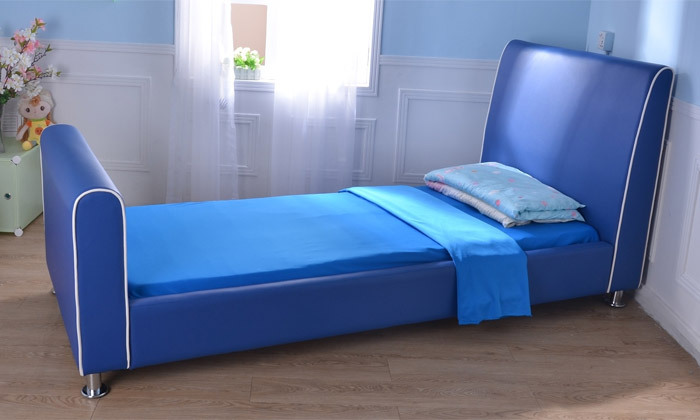 4 מיטת יחיד לילדים דגם נסיכה - צבעים לבחירה