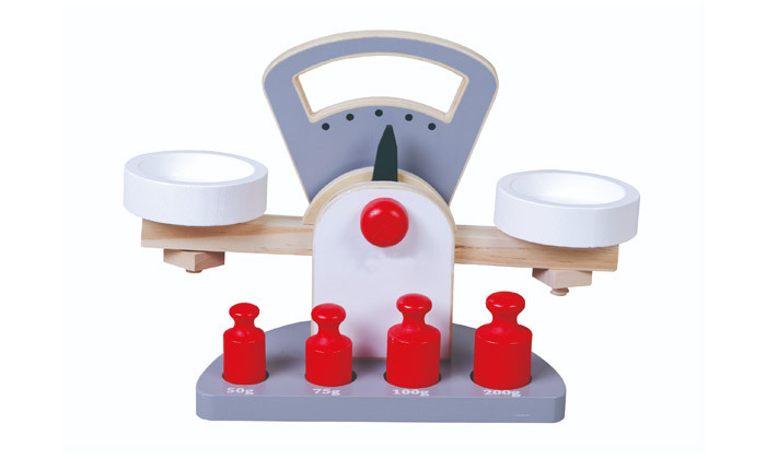 1 משחק מאזניים מעץ לילדים - פיט טויס Pit Toys