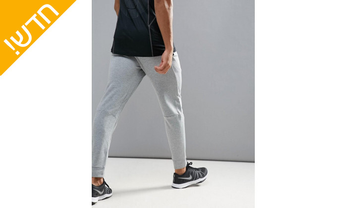 3 מכנסי טרנינג לגבר נייקי Nike בצבע אפור בהיר