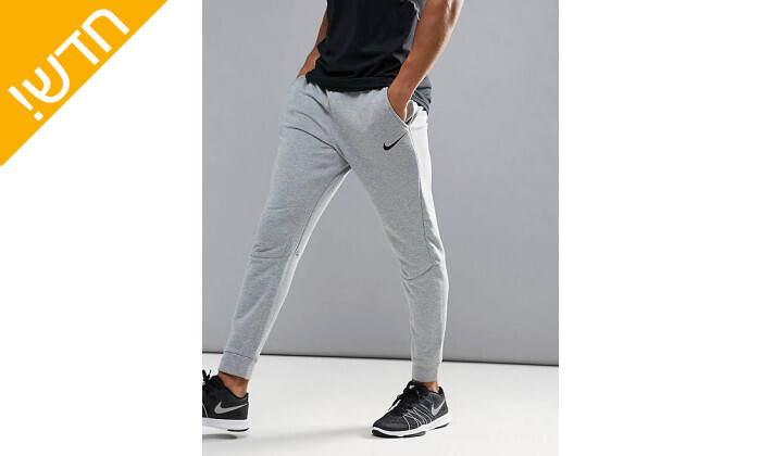 5 מכנסי טרנינג לגבר נייקי Nike בצבע אפור בהיר