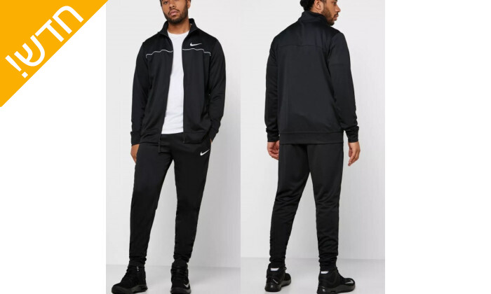 6 חליפת נייקי לגבר נייקי Nike דגם Rivalry Tracksuit בצבע שחור