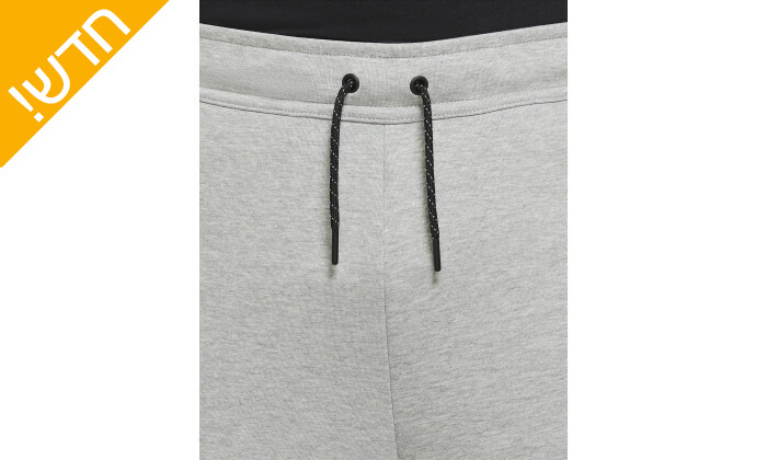 5 מכנסיים לגבר נייקי Nike דגם Teck Fleece Full zip Pant בצבע אפור