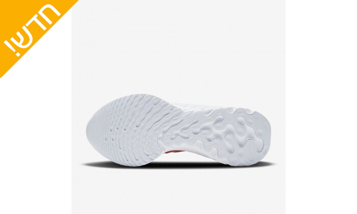 5 נעלי ריצה לנשים נייקי Nike דגם React Infinity Run FK2 בצבע לבן-ורוד