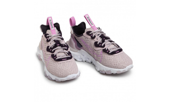 6 נעלי ריצה לנשים נייקי Nike דגם React Vision Platinum בצבע ורוד