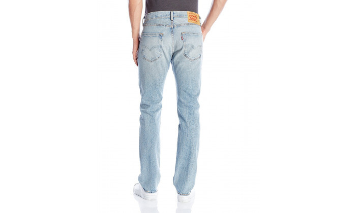 3 מכנסי ג'ינס לגברים ליוויס Levis דגם 501 בצבע תכלת