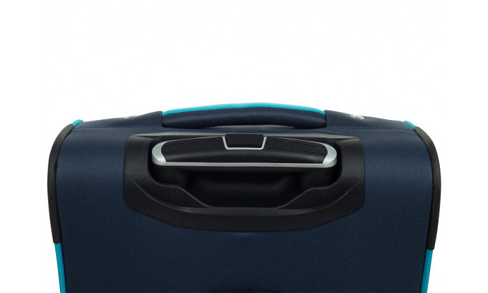 5 סט 3 מזוודות סוויס SWISS עם גלגלי סיליקון - צבע כחול