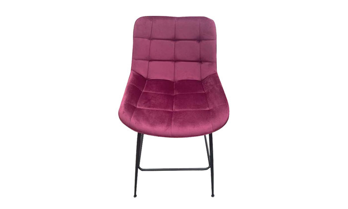 3 כיסא בר מרופד דגם דיאמונד - צבעים לבחירה