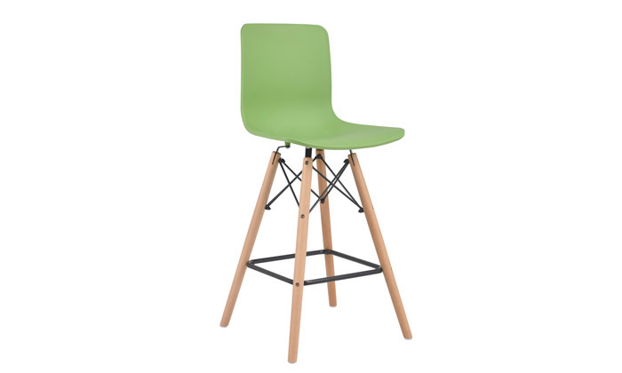 4 כיסא בר עם מושב פלסטיק דגם זמיר - צבעים לבחירה
