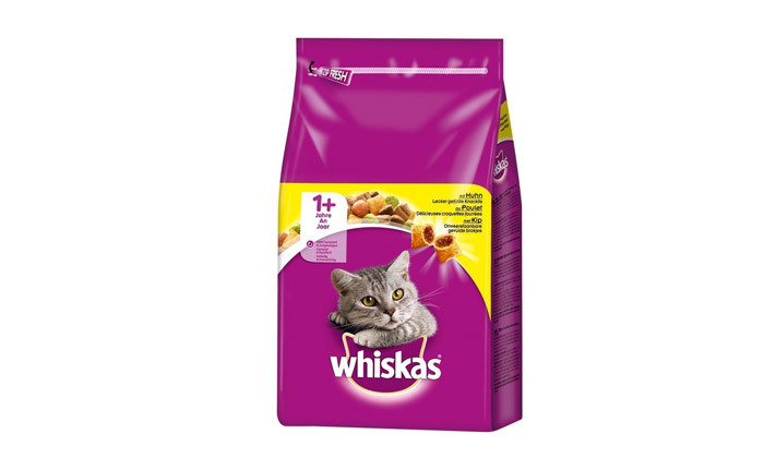 3 2 שקי מזון יבש 7 ק"ג לחתולים Whiskas