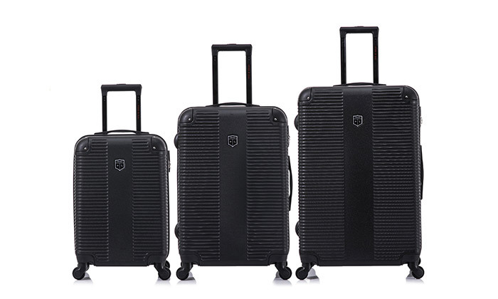 8 סט 3 מזוודות קשיחות SWISS BAG דגם DELUXE 3.0 - צבעים לבחירה 