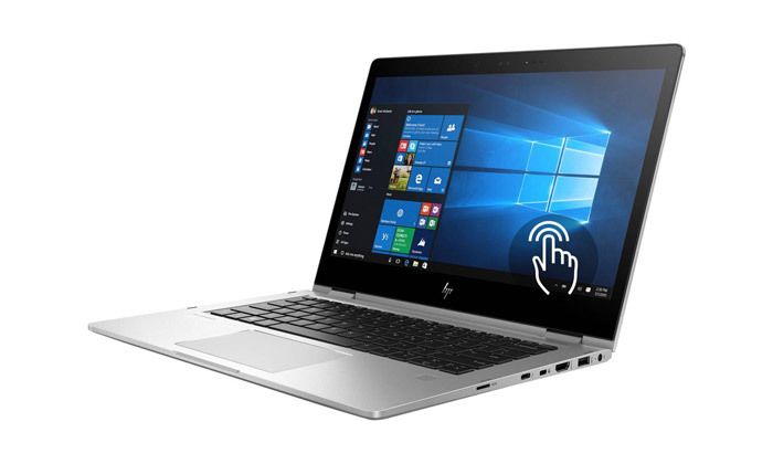 8 HP: מחשב נייד מחודש, דגם X360 מסדרת EliteBook עם מסך מגע "13.3, מעבד i5 וזיכרון 8GB