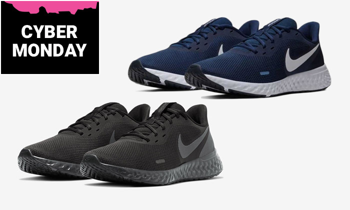 2 נעלי ריצה לגברים נייקי NIKE מסדרת Revolution 5 - דגמים לבחירה 2 נעלי ריצה לגברים נייקי NIKE מסדרת Revolution 5 - דגמים לבחירה