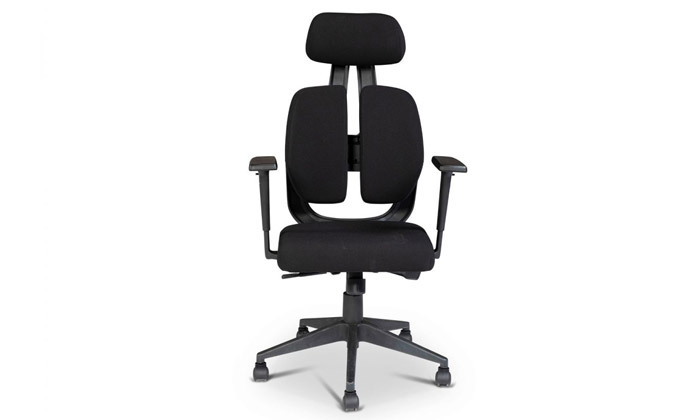 5 ד"ר גב: כיסא מנהלים מתכוונן דגם Double Tech Manager - צבע לבחירה