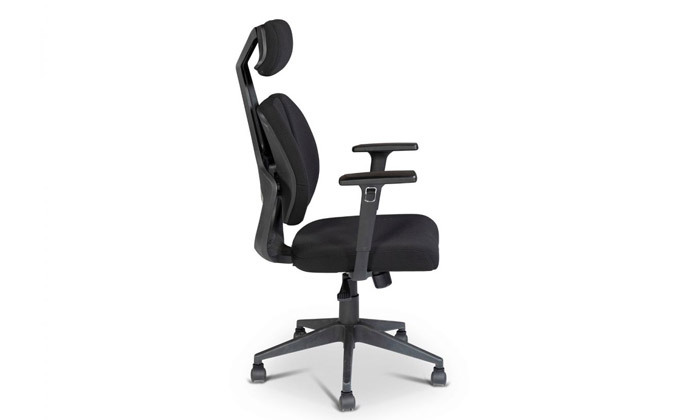 3 ד"ר גב: כיסא מנהלים מתכוונן דגם Double Tech Manager - צבע לבחירה