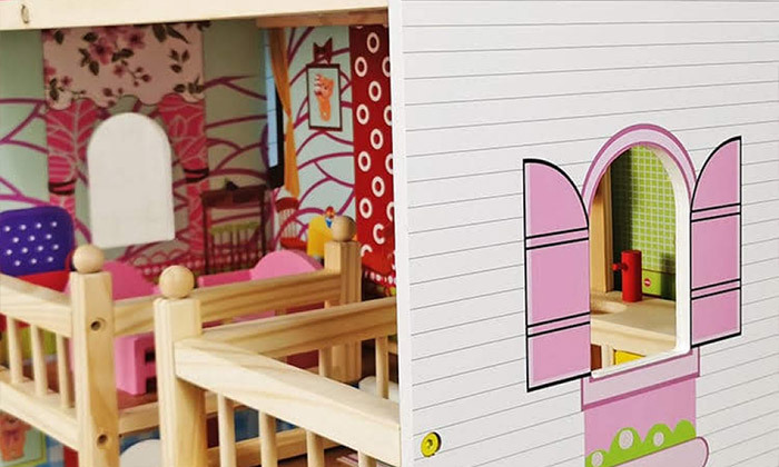 4 בית בובות לילדים דגם טליה