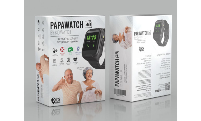 6 שעון בטיחות חכם עם SIM למבוגרים דגם PAPA WATCH
