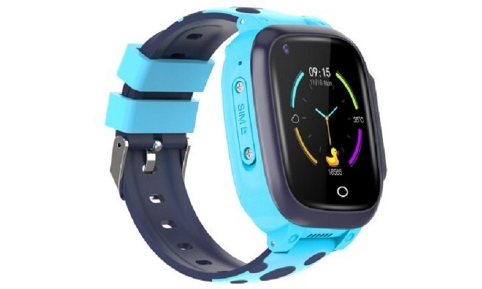 3 שעון טלפון חכם עם GPS לילדים KIDIWATCH דגם Max4G בצבע תכלת
