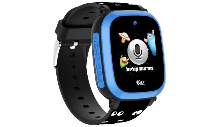 3 שעון טלפון חכם עם GPS לילדים KIDIWATCH דגם ONE בצבע כחול