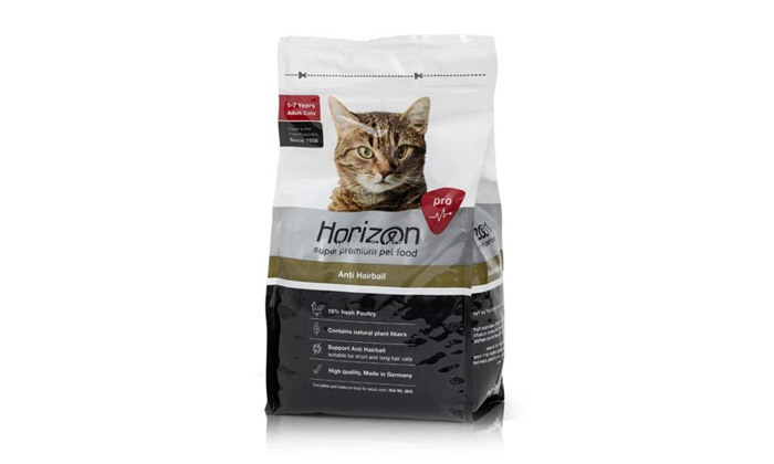5 אניפט: שק מזון יבש לחתולים 2 ק"ג Horizon - טעם לבחירה
