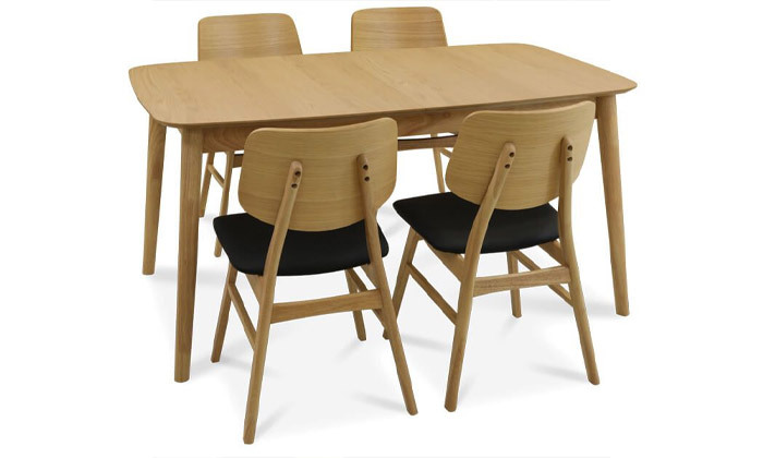 3 שמרת הזורע: שולחן נפתח וכיסאות לפינת אוכל דגם לואיזה