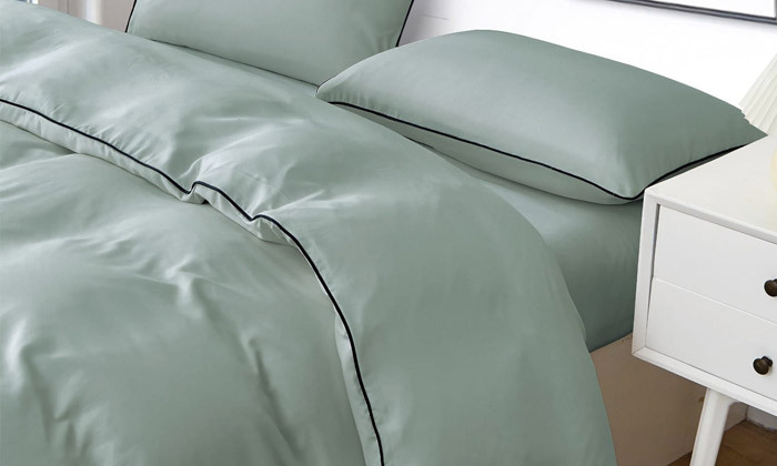 9 סט מצעים סאטן למיטה זוגית 160x200 - צבעים לבחירה
