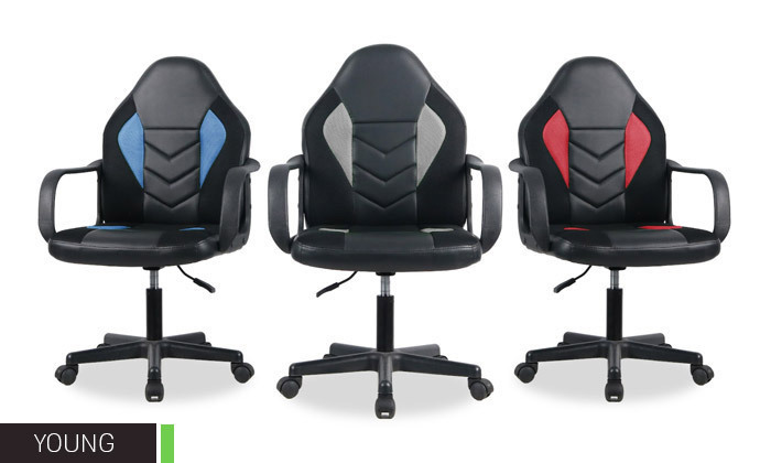 6 כיסא משרדי מרופד - דגם לבחירה