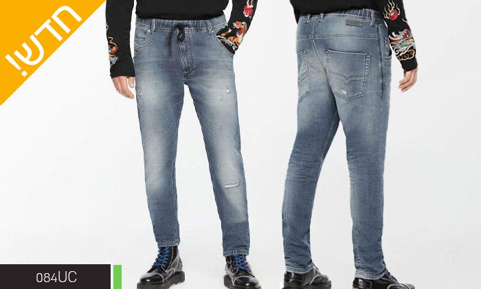 6 מכנסי ג'ינס ארוכים לגברים דיזל DIESEL - דגמים לבחירה