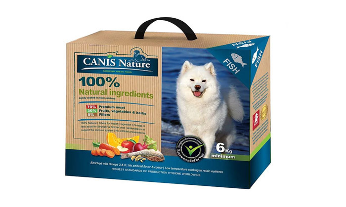 4 3 מארזים מזון מבושל לכלבים Canis Nature
