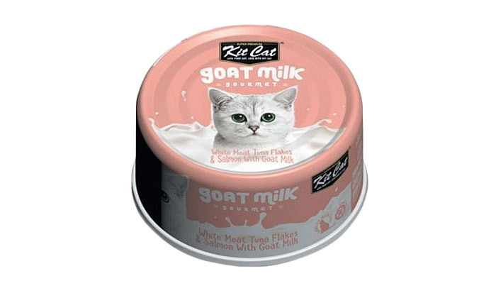 3 מארז 24/48 מעדנים לחתולים עם חלב עיזים Kit Cat - טעמים לבחירה