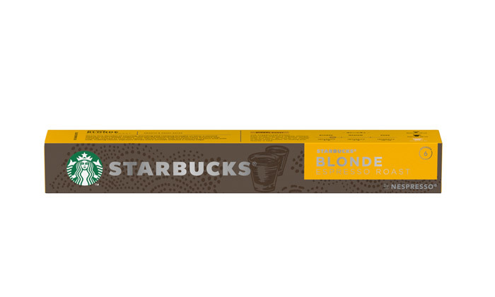 19  מארז 100 קפסולות קפה סטארבקס STARBUCKS למכונת נספרסו
