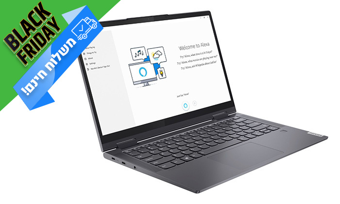 6 מחשב נייד מעודפים Lenovo דגם Yoga 7 15ITL5 עם מסך מגע מסתובב "15.6, זיכרון 16GB ומעבד i7, כולל עכבר 6 מחשב נייד מעודפים Lenovo דגם Yoga 7 15ITL5 עם מסך מגע מסתובב "15.6, זיכרון 16GB ומעבד i7, כולל עכבר