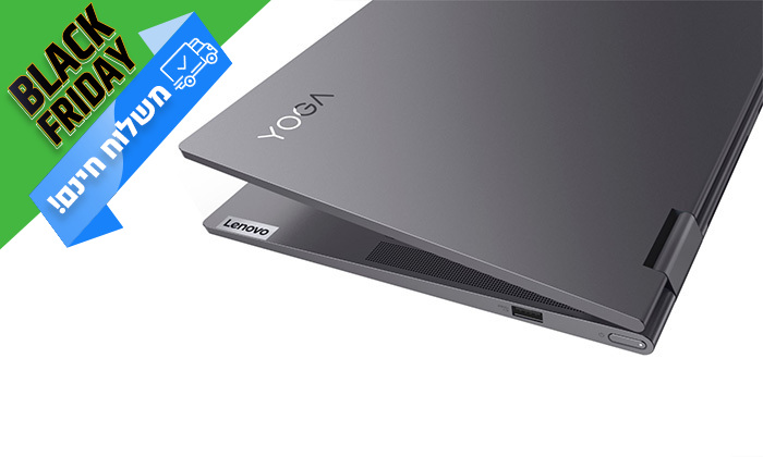 3 מחשב נייד מעודפים Lenovo דגם Yoga 7 15ITL5 עם מסך מגע מסתובב "15.6, זיכרון 16GB ומעבד i7, כולל עכבר 3 מחשב נייד מעודפים Lenovo דגם Yoga 7 15ITL5 עם מסך מגע מסתובב "15.6, זיכרון 16GB ומעבד i7, כולל עכבר