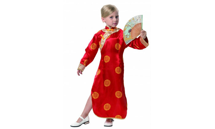 4 תחפושות לילדים: תלבושת סינית מסורתית - צבע אדום