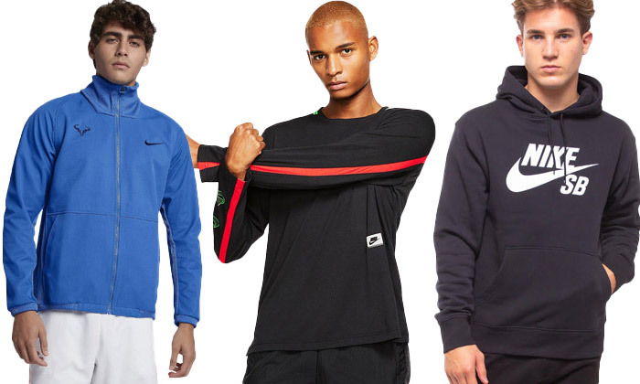 מבחר בגדים ארוכים לגברים נייקי Nike - דגמים לבחירה