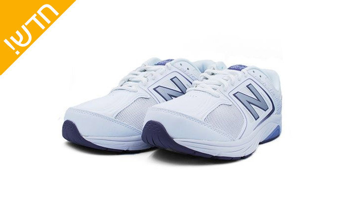 3 נעלי הליכה אורתופדיות לנשים ניו באלאנס New Balance בצבע לבן