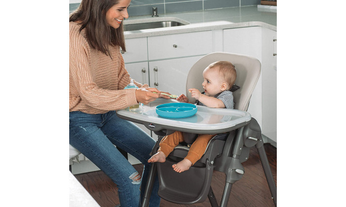 5 כיסא אוכל מתקפל לתינוק Chicco דגם Polly - צבע לבחירה