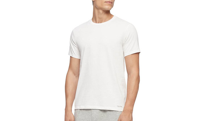 3 מארז 3 חולצות כותנה קצרות Calvin Klein - צבע ודגם לבחירה