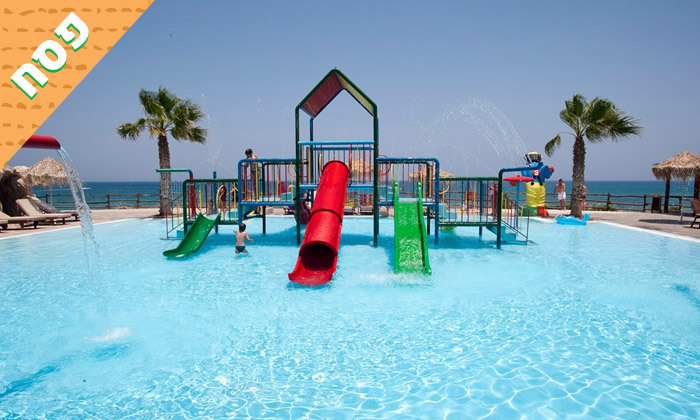 12 פסח לכל המשפחה בכרתים: 3-7 לילות במלון ע"ב הכל כלול עם טיסות ישירות והעברות