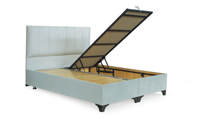 3 מיטה זוגית עם ארגז מצעים קשיח Vitorio Divani, דגם לאונרדו