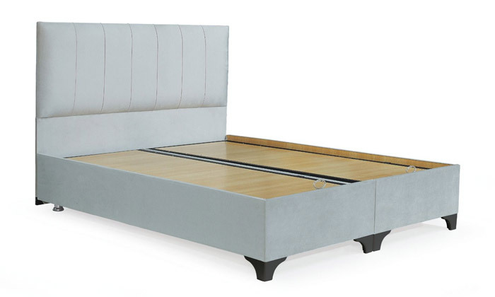 4 מיטה זוגית עם ארגז מצעים קשיח Vitorio Divani, דגם לאונרדו