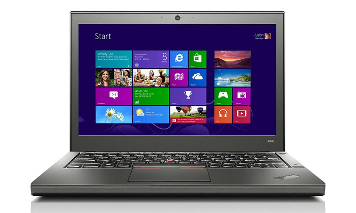 8 מחשב נייד מחודש Lenovo דגם ThinkPad X240 עם מסך "12.5, זיכרון 8GB ומעבד i5