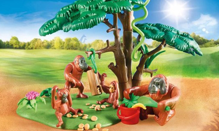 4 פליימוביל Playmobil: אורנגאוטנים על עץ 70345 