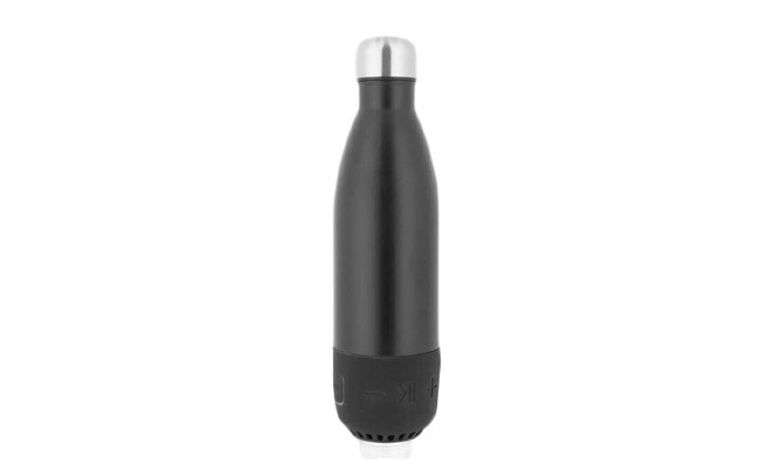 3 2 ב-1: בקבוק תרמי עם רמקול Bluetooth