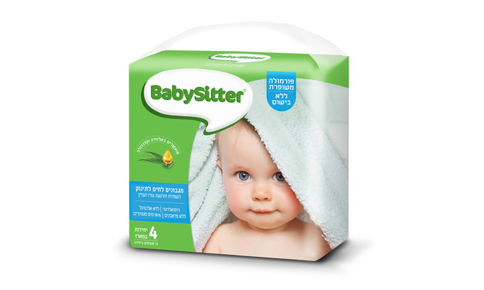 4 מארז 24 חבילות מגבוני בייביסיטר BabySitter - סוגים לבחירה