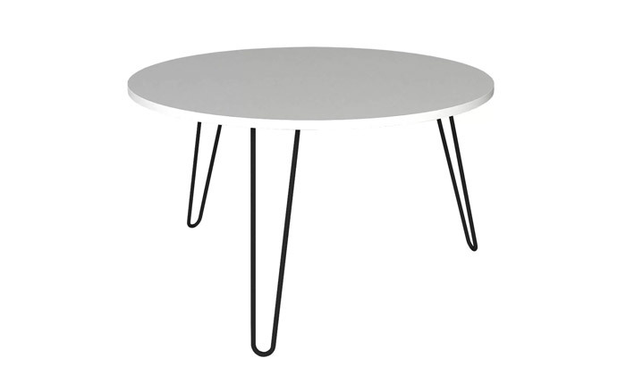 7 שולחן סלון עגול 60 ס"מ דגם שי - צבעים לבחירה